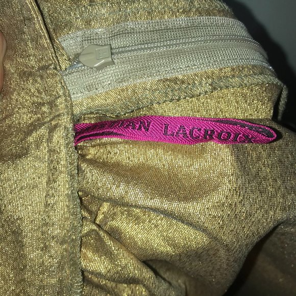 Christian Lacroix Embroidered Rose Gold Full Skirt